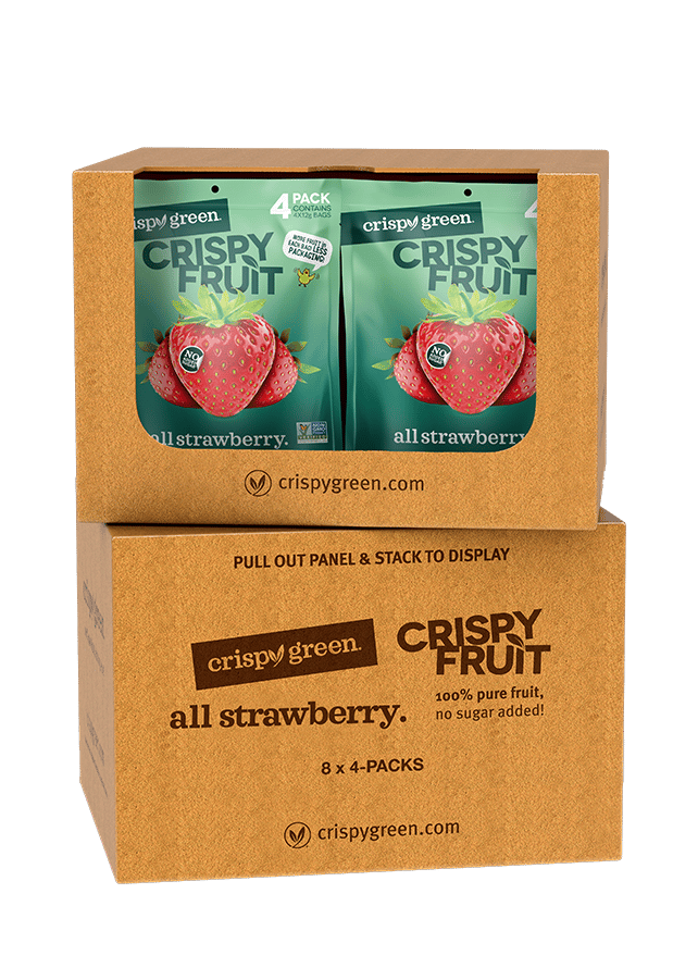 Freeze-Dried Strawberry Crispy Fruit - Case (8x Four-Packs)