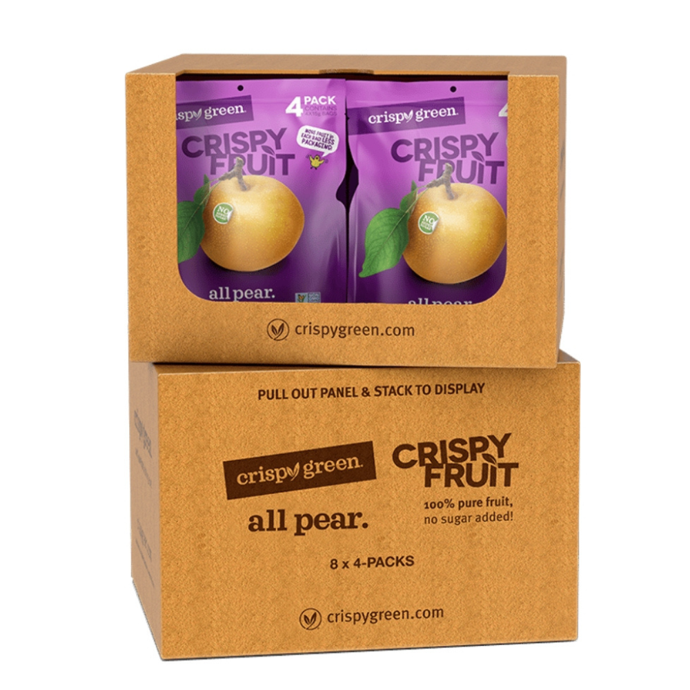 Freeze-Dried Pear Crispy Fruit - Case (8x four-packs)