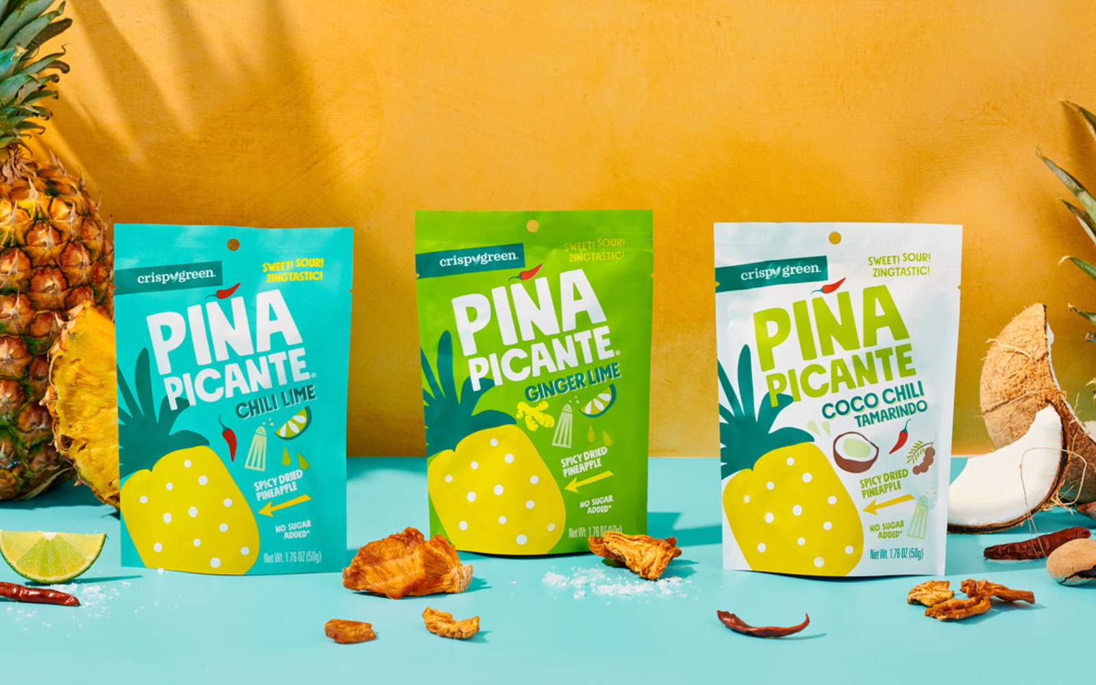 Score a Touchdown During the Super Bowl With Crispy Green's Piña Picante Healthy Pineapple Halftime Snacks