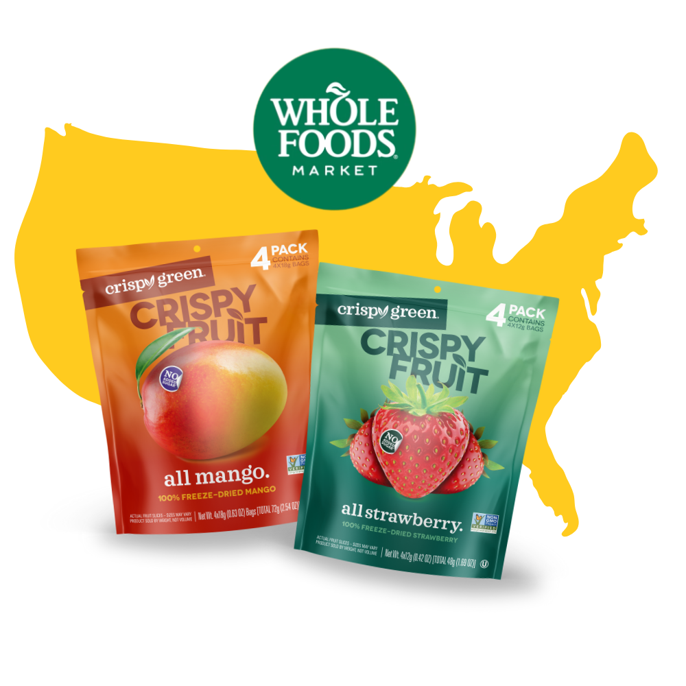 Crispy Fruit Snacks Now Available Nationally, in Select Whole Foods Market Stores