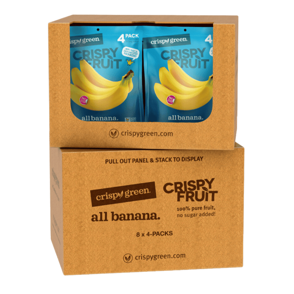 Freeze-Dried Banana Crispy Fruit - Case (8x four-packs)