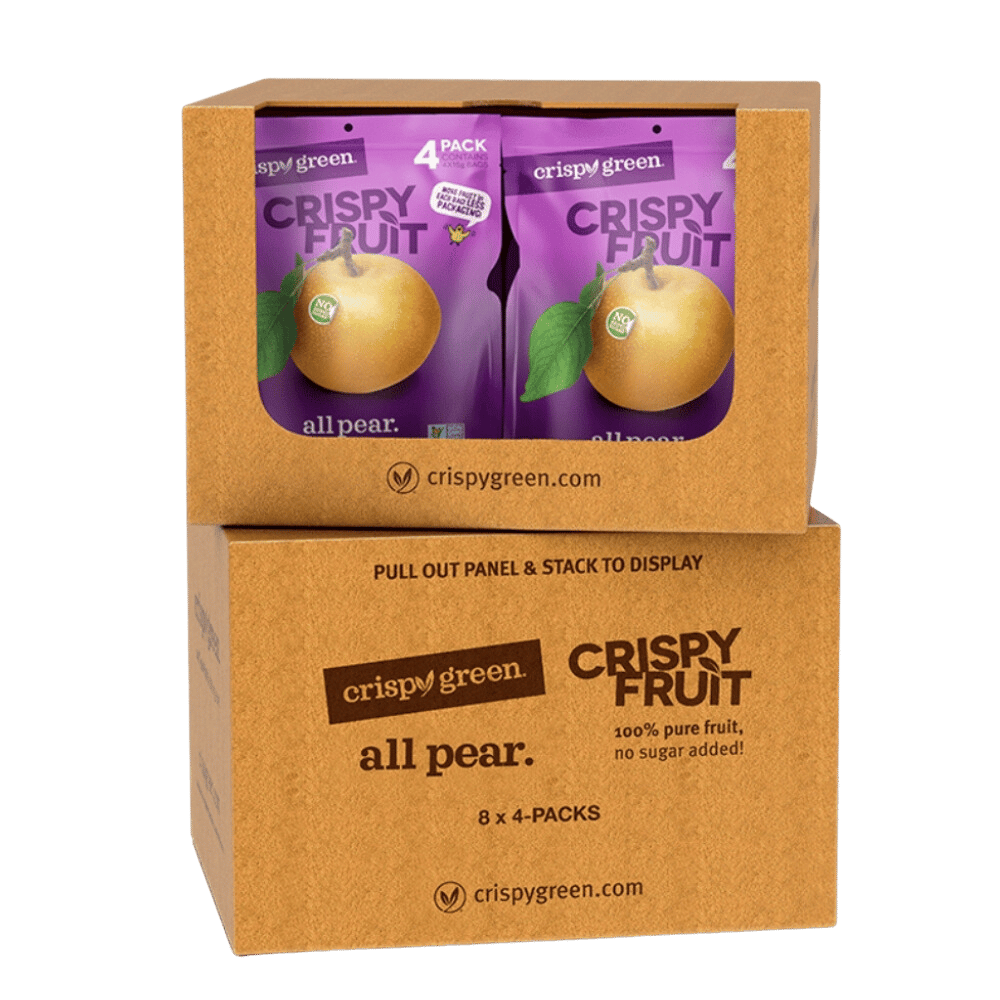 Freeze-Dried Pear Crispy Fruit - Case (8x four-packs)