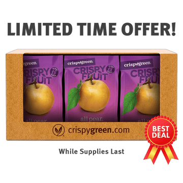 Pear Crispy Fruit - 6 Pack Case (72 single servings)