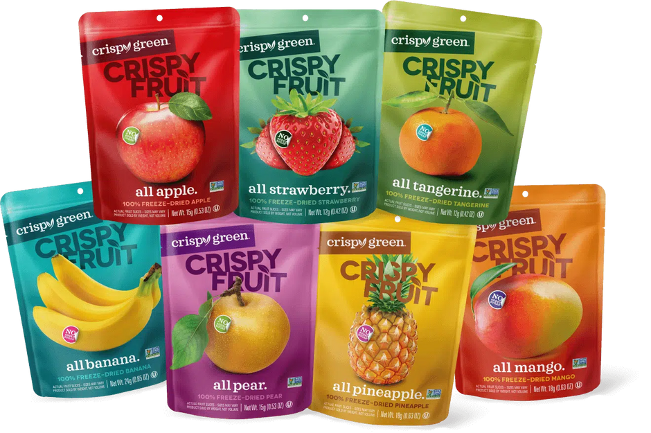 Made from just one ingredient — 100% pure fruit, Crispy Fruit is crunchy, delicious, and naturally sweet with no added sugar. Each single-serve pouch is lightweight, mess-free, and perfectly packable for planes, trains, or long car rides.