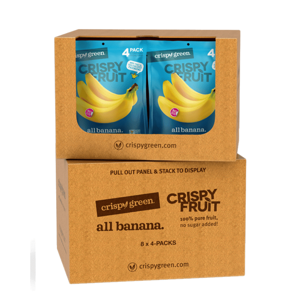 Banana Crispy Fruit - Case (8x four-packs)